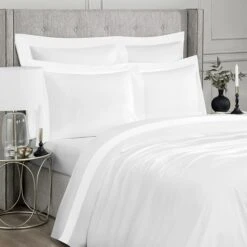 Duvet Cover EDEN -Togas EDEN WHITE WHITE STICHING HRZNTL 2096