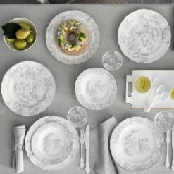 Soup Plate MARTINELLI -Togas MARTINELLI COUPLE PLATES LS VRTCL f188