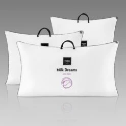 Pillow MILK DREAMS -Togas MILK DREAMS 3 PLLWS PCKNG US ddfc