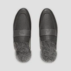 Slippers MORTEN + Grey | TOGAS 14 Slippers MORTEN + Grey | TOGAS -Togas MONTER GREY MEN SLIPPERS FROM ABOVE 9706