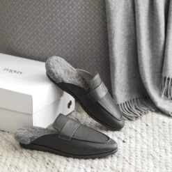 Slippers MORTEN + Grey | TOGAS 12 Slippers MORTEN + Grey | TOGAS -Togas MONTER GREY MEN SLIPPERS LS VRTCL b4ce