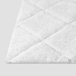 Bath Mat RHODES 7 Bath Mat RHODES -Togas RHODES WHITE BTHMT DTL NEW e19a