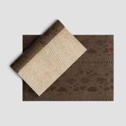 Placemat SELISA + | TOGAS -Togas SELISA BROWN BEIGE PLCMT 9b09