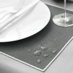 Placemat UNION + Grey | TOGAS -Togas UNION GREY PLCMT LS DTL 01 2b11