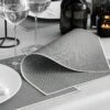 Placemat UNION + Grey | TOGAS -Togas UNION GREY PLCMT LS DTL 02 67fd