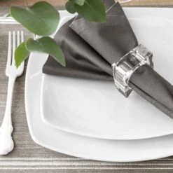 Napkin Rings WILLIAM 12 Napkin Rings WILLIAM -Togas WILLIAM SQUARE NAPKIN RINGS LS 02 02b1