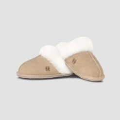 Slippers AMANDA + Brown | TOGAS -Togas amanda brown women slippers double 9b9f