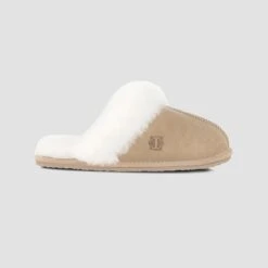 Slippers AMANDA + Brown | TOGAS -Togas amanda brown women slippers single 8166