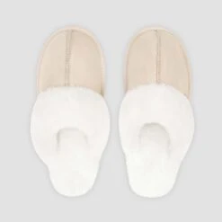 Slippers AMANDA + Ecru | TOGAS -Togas amanda ecru women slippers from above 1 51cc