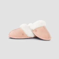 Slippers AMANDA + Pink | TOGAS -Togas amanda pink women slippers double c86d