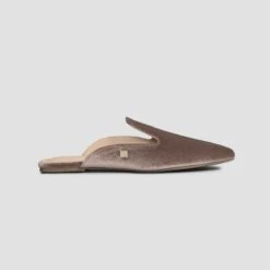 Slippers ART DECO + Brown | TOGAS -Togas art deco brown women slippers single 9785