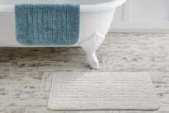Bath Mat AQUA 11 Bath Mat AQUA -Togas bthmts mix match aqua ecru hrzntl 1 efb6