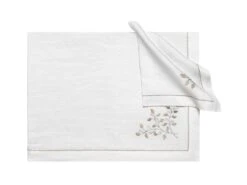 Tablecloths & Napkins KAMEA -Togas camelia white tablecloth napkin isolate 1 9203