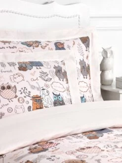 Bed Linen NAUGHTY OWLS SINGLE 11 Bed Linen NAUGHTY OWLS SINGLE -Togas cheeky owls kids bl dtl 02 2