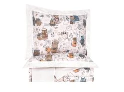 Bed Linen NAUGHTY OWLS SINGLE 10 Bed Linen NAUGHTY OWLS SINGLE -Togas cheeky owls kids bl isolate 3