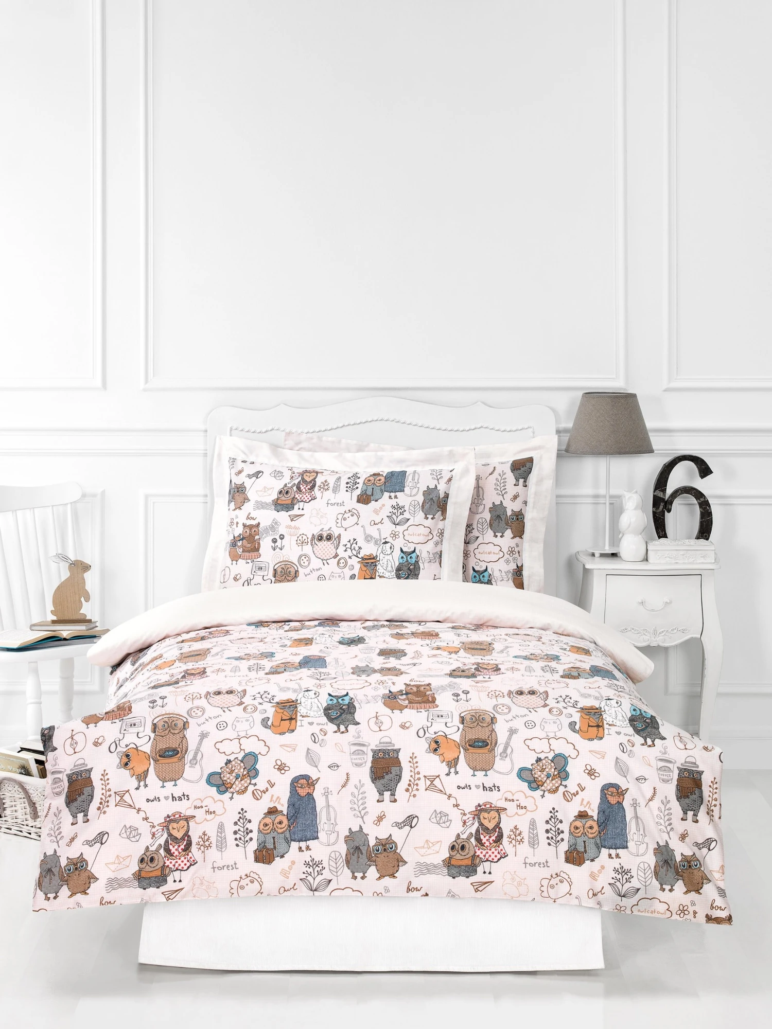 Bed Linen NAUGHTY OWLS SINGLE 7 Bed Linen NAUGHTY OWLS SINGLE - Image 6