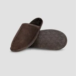 Slippers EDMOND + Brown | TOGAS -Togas edmund brown men slippers double dtl 1 3937