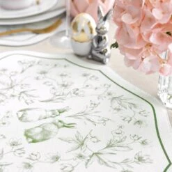 Placemat FALBER + Green | TOGAS -Togas felber plcmt ls dtl 04 c730