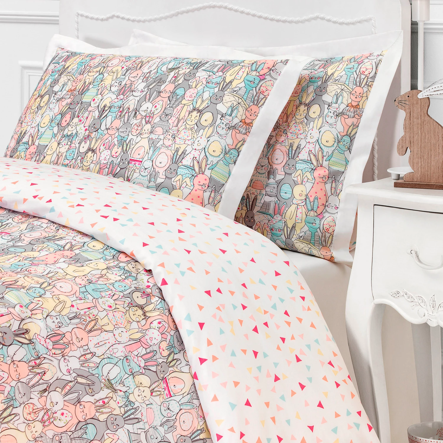 Bed Linen MERRY RABBITS 3 Bed Linen MERRY RABBITS