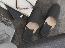 Slippers GLEN + Grey | TOGAS -Togas glen graphite slippers ls 02 ab3e