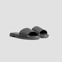 Slippers GLORIA + Grey | TOGAS -Togas gloria graphite women slippers double b4fd