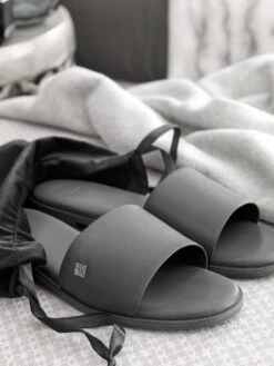 Slippers GLORIA + Grey | TOGAS -Togas gloria graphite women slippers ls vrtcl 1cbf