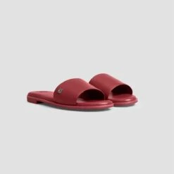 Slippers GLORIA + Red | TOGAS -Togas gloria red women slippers double 48d0