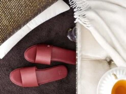 Slippers GLORIA + Red | TOGAS -Togas gloria red women slippers ls vrtcl 6ce4