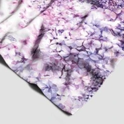 Fitted Sheet ESTEL -Togas hortensia bl swatch dtl 8d68 3cb0