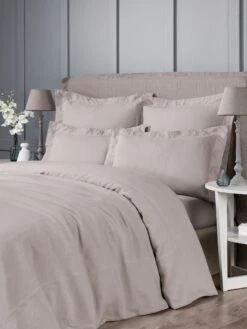 Pillowcase ORGANIC -Togas organic linen bl dtl 01 013e