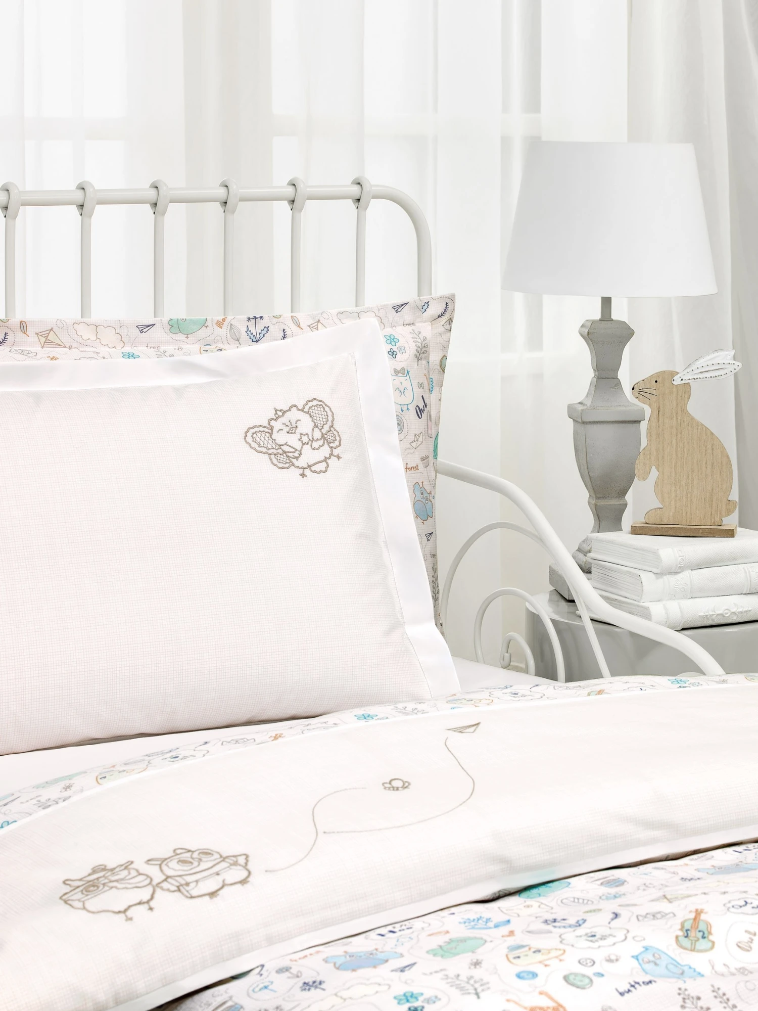 Bed Linen NAUGHTY OWLS BABY 5 Bed Linen NAUGHTY OWLS BABY - Image 3