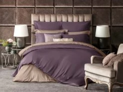 Duvet Cover SENSA -Togas sensa plum bl hrzntl 2 1 2 11bf