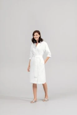 Bathrobe SOLANGE -Togas solange white bthrb ls 01 1e28